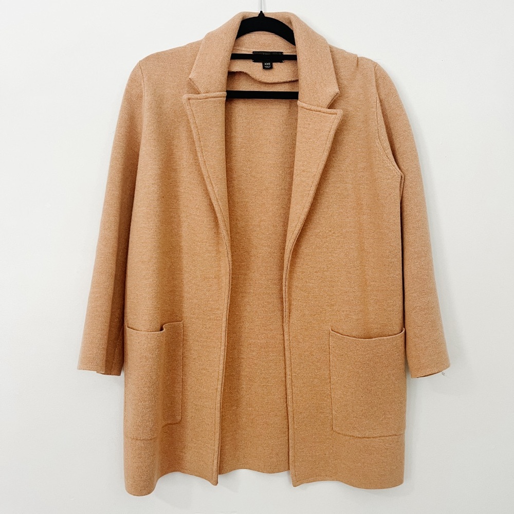 J. Crew Wool Knit Blazer Car Coat